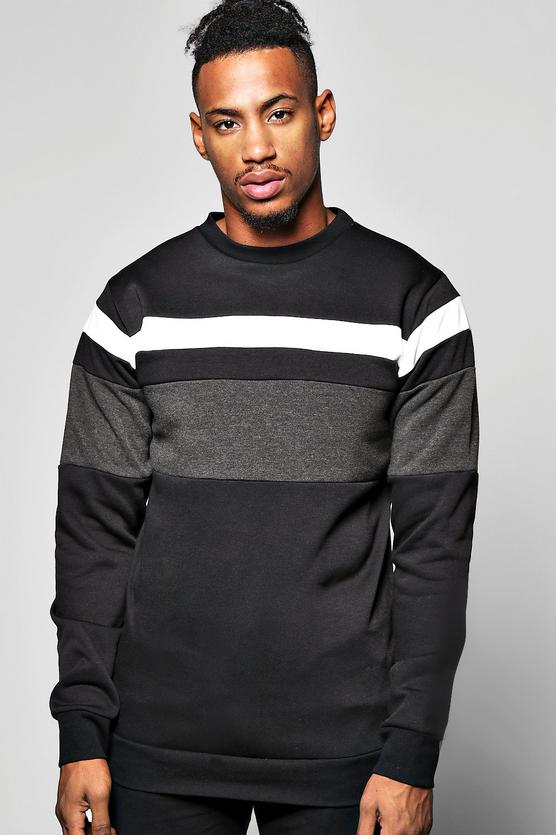 Tri Panel Sweatshirt